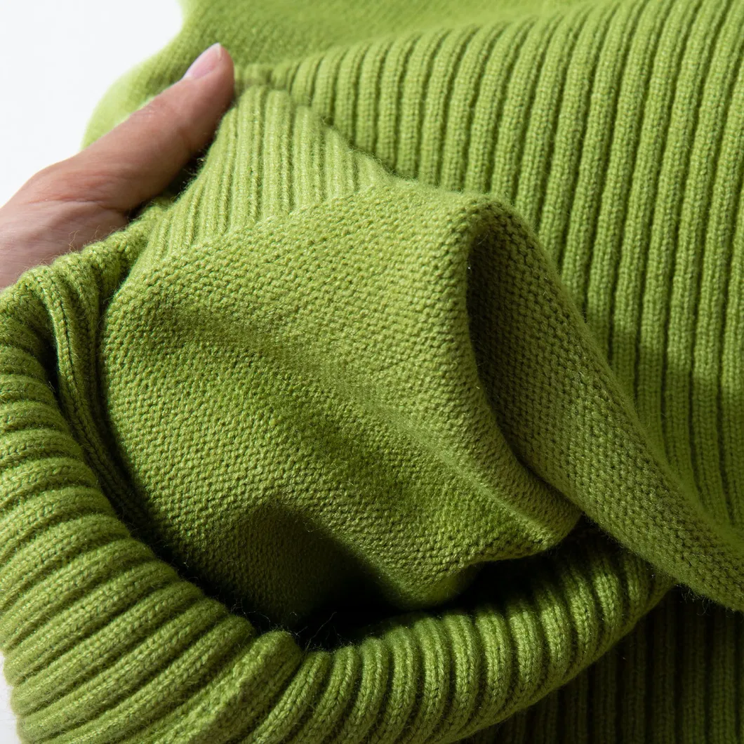 Women&prime;s Sweater Baggy Classic Solid Color Turtleneck
