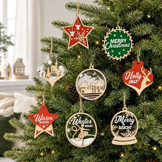 Hot Selling Christmas Decorations Wine Bottle Covers Champagne and Red Wine Knitted Covers Hotel Restaurant Holiday Decorations 