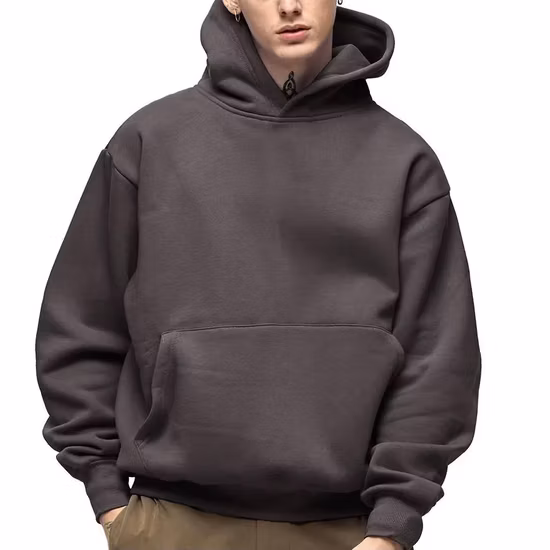 Hoodies Custom Logo Unisex Various Colored 100% Cotton Mens Cropped Hoodie Streetwear Oversized Cotton Blank Heavyweight Hoodies Manufacturers 