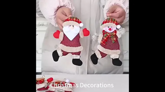New Arrival Merry Christmas Hanging Christmas Decorations for Tree Wholesale Knitted Christmas Tree Decorations Luxury 