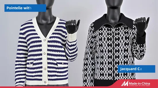 Diverse Length Stylish Outlook Women's Cardigan Sweater for Coffee Visit 