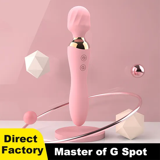 Heating Lesbian Masturbation G Spot Adult Stimulator Rabbit Dildo Silicone Sex Product 