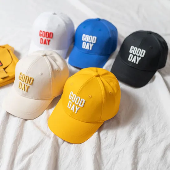 High Quality 6 Panel 3D Embroidery Kids Custom Hats 