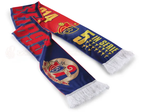 Custom Logo Knitted Albania Albanian Scarf for Soccer Events 