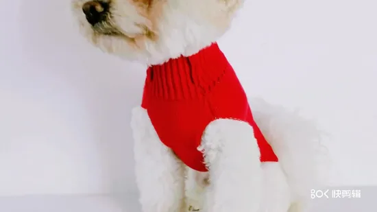 2024 Dog Clothes Classic Design Pet Jumpers Dog Knitting Sweaters 