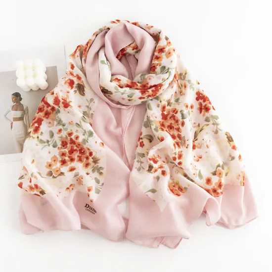 Hot Sale Women′s Printed Elegant Fashion Imitation Cashmere Scarf Warm Soft Shawl 